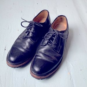 Frye James oxfords for women. Size 9, black.